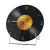 Retro Vinyl Record Wall Clock Decorative Desktop Living Room Home Office Vintage Style Modern Decor