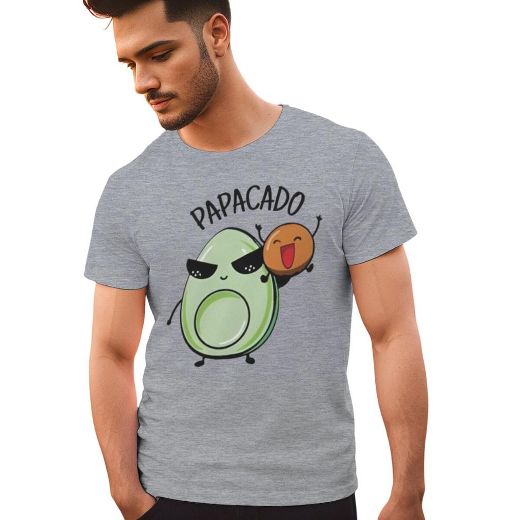 Cartoon Papacado Mamacado Print Couple Matching Tshirt Valentines Day Gifts Women Men Fun Avocado Tees Fashion Lovers Tshirts