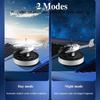 Helicopter Solar Car Air Freshener Propeller Rotating Interior Accessories Flavoring Supplies Fighter Model Perfume Decoration