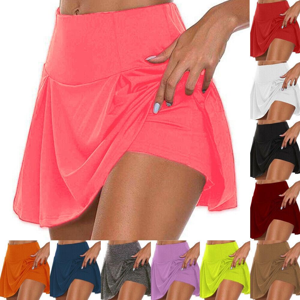 2023 Basic Summer Women's Pure Color Two-piece Fake Shorts Leggings Available In 13 Colors