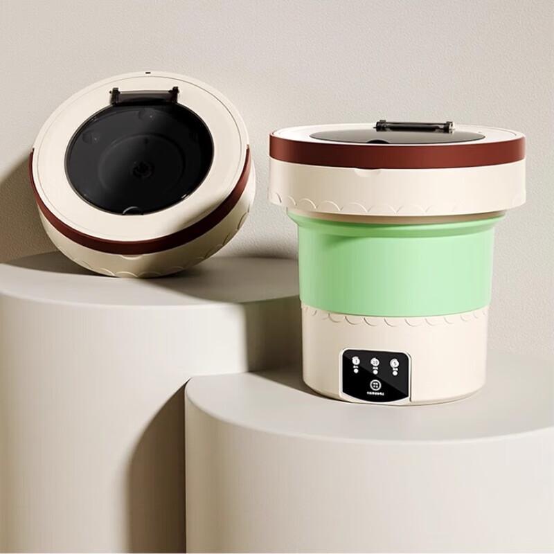 OIMG Mini Portable Folding Washing Machine