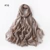 Elegant Two-End Tassel Scarf: Solid Color with Gold and Silver Threads