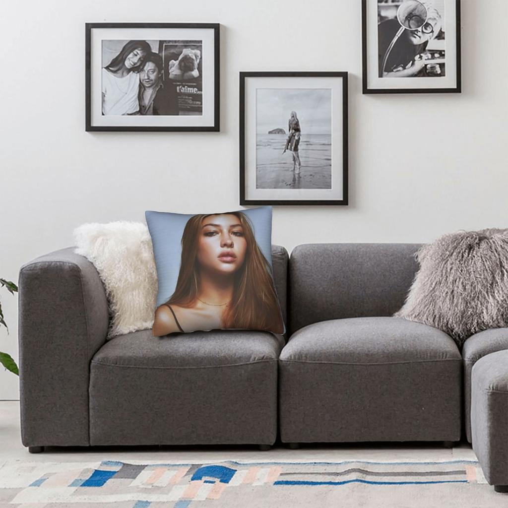 Madelyn Cline Beautiful Actress Poster Pillow Cover Kawaii Pillow Case For Sofa Bedroom Home Decor Design Pillowcases Gift Idea