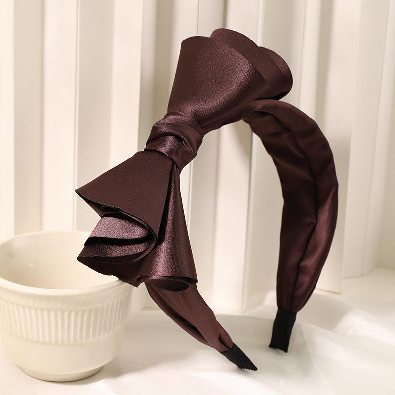 Fashion Satin Big Bow Rhinestone Hairbands Headbands Ornament Accessories For Women Hair Accessories