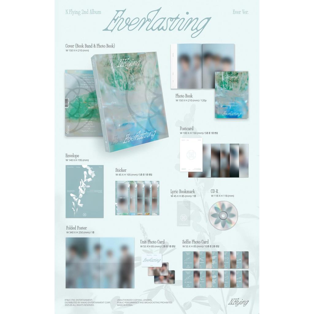 [Vorbestellung] N.Flying - 2. ALBUM [Everlasting] Standard (Online-Vorteil)