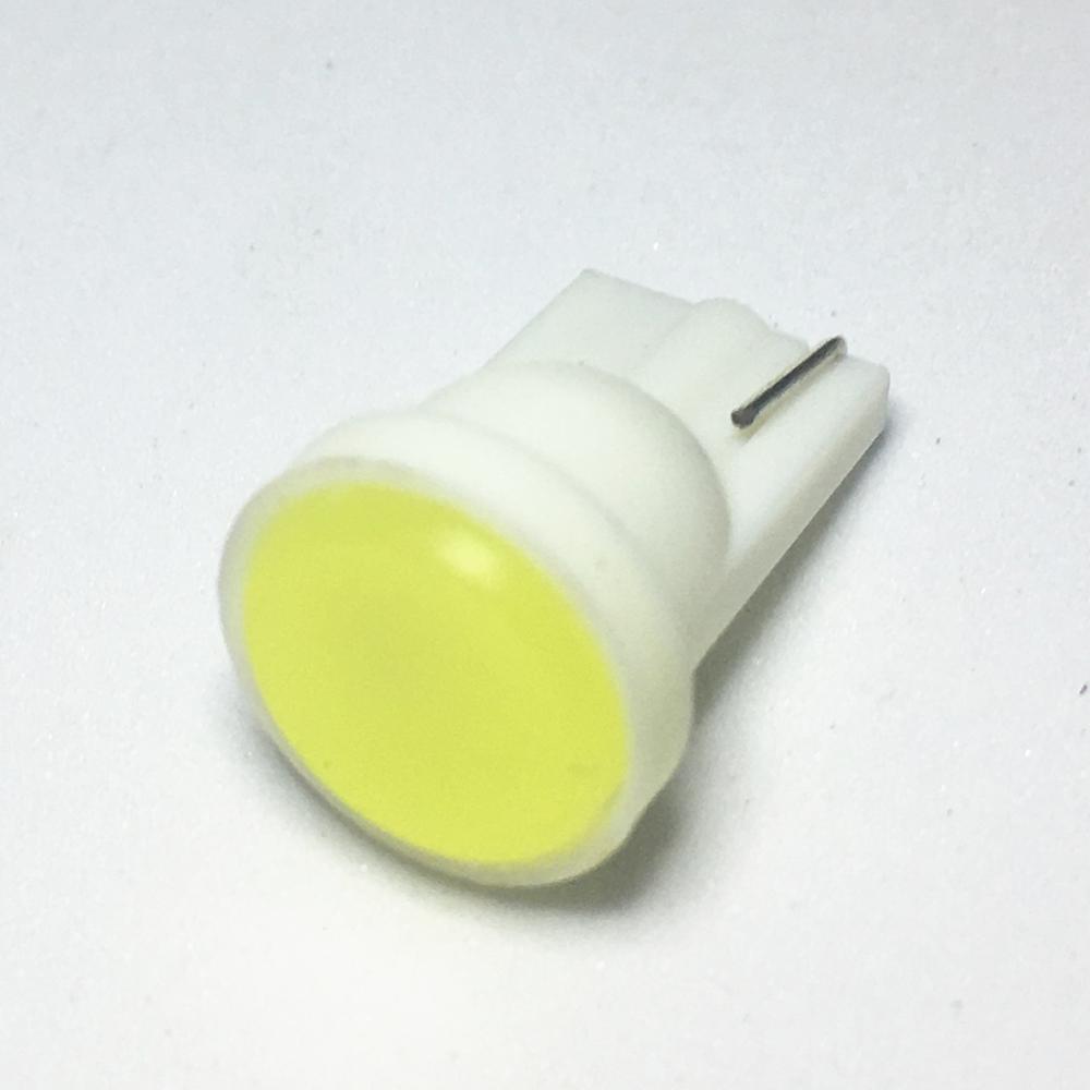 10pc T10 W5W led Car White Trunk light Wedge Side Bulb Car led Ceramic License plate lamp 194 168 COB LED parking lights 12V Bulbs 7