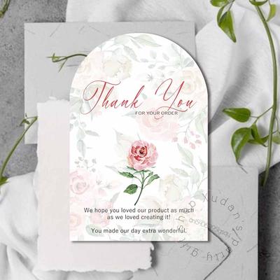 30 Stück Dankeskarten für die Unterstützung meines Kleinunternehmens, Grußkarten, Dankeskarten, Geschenkkarten für Verkäufer, Merci-Karten