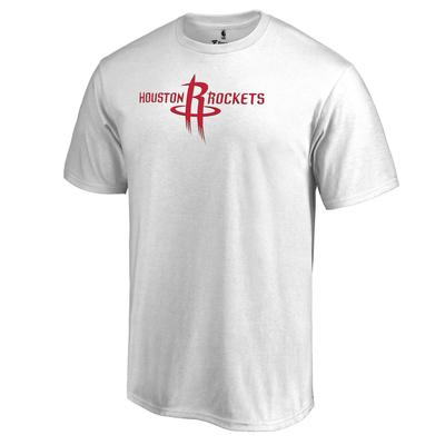 Fanatics NBA Houston Rockets Team Logo T-Shirt (US Medium, White)