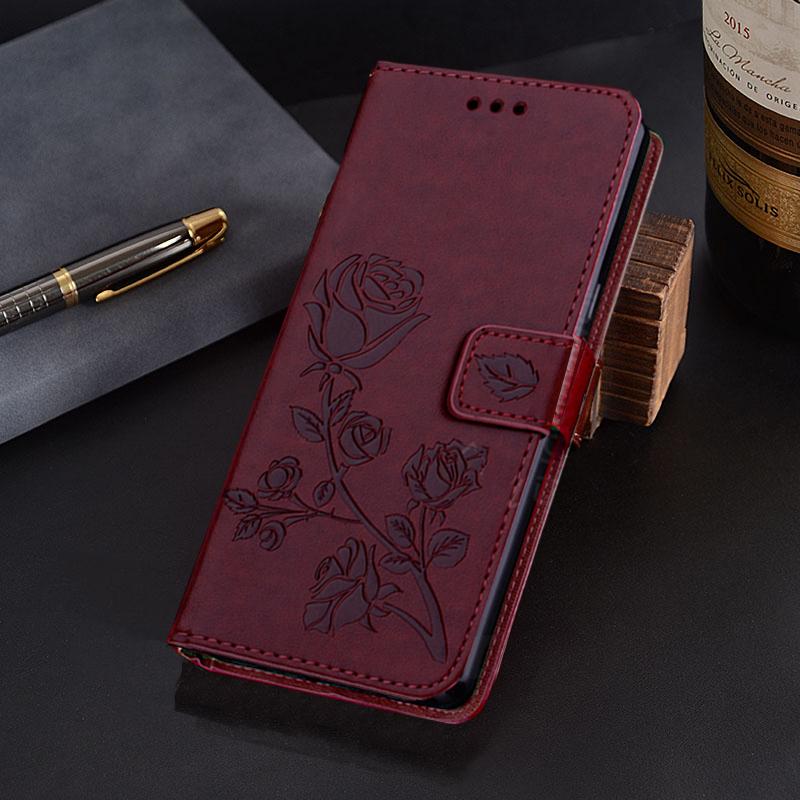 

Шкіряний чохол-книжка з квіткою троянди для Vivo Y33S Y31 Y21 Y21S Y01 Y15S Y19 Y51 Y30 Y50 Y55 5G V21 V17 V15 V11 Слот для карток Підставка Гаманець Кришка гаманця Vivo Y55 5G коричневий