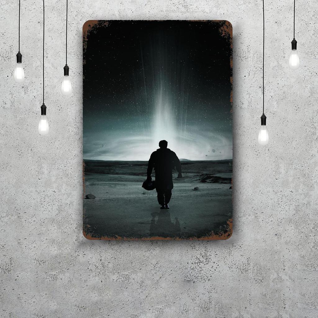 interstellar Decor Vintage Metal Signs Tin Signs Captain Poster Decor for Bar Pub Club Man Cave Wall Decoration