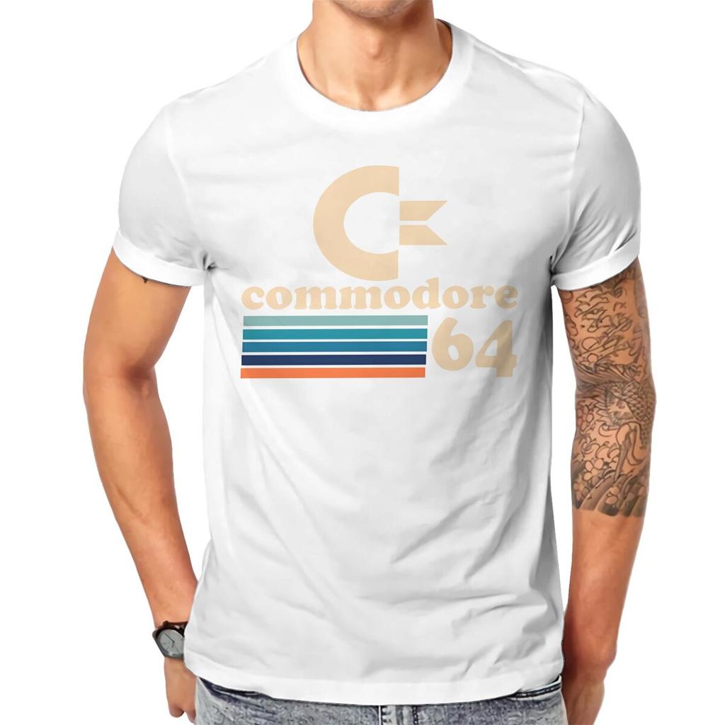 T-shirt Commodore 64 Uomo Unisex T-shirt Cotone Abbigliamento Unisex