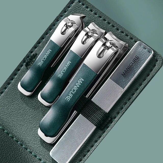 4 In1 Nail Clipper Set Nail Clippers Household Nail Clippers Women Men Pedicure Tools Angled Mouth Pedicure Nail Clippers