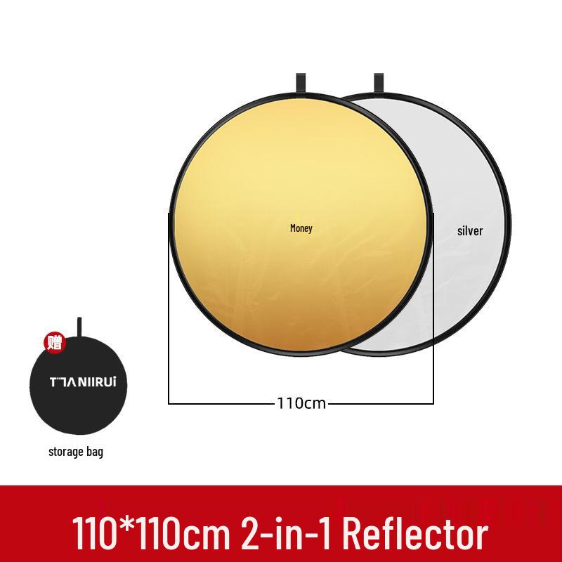 Foldable 5-in-1 Photography Reflector for Studio & Portrait Lighting