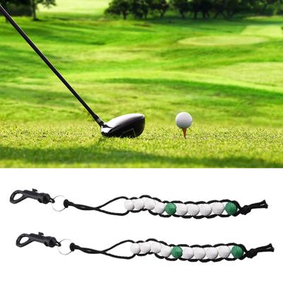 Golf Bead Counter Golf Shot Score Counter Golf Shot Counter Bracelets with Clip Golf Score Keepers Putting Score Counter