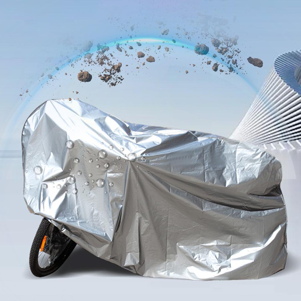 Heavy Duty Bike Cover Adjustable Size with Secure Fastening Comprehensive Protections for Motorcycles & Electric Bike