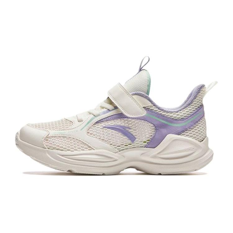 

Anta Kids Non-Slip Low-Top Running Shoes Kids sneaker White Purple A322425520-1 33