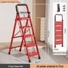 Foldable Indoor A-frame Ladder, 4-5 Step, Thickened Portable Staircase