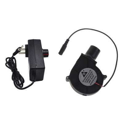 US Plug BBQ Fan Air Blower 12V Adjustable Speed Fire Starter Cooking Blower 110V 220V Fan Controller Picnic Barbecue