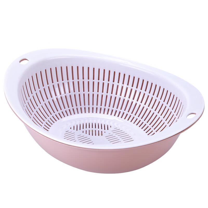 Double-Layer Plastic Drain Basket Set