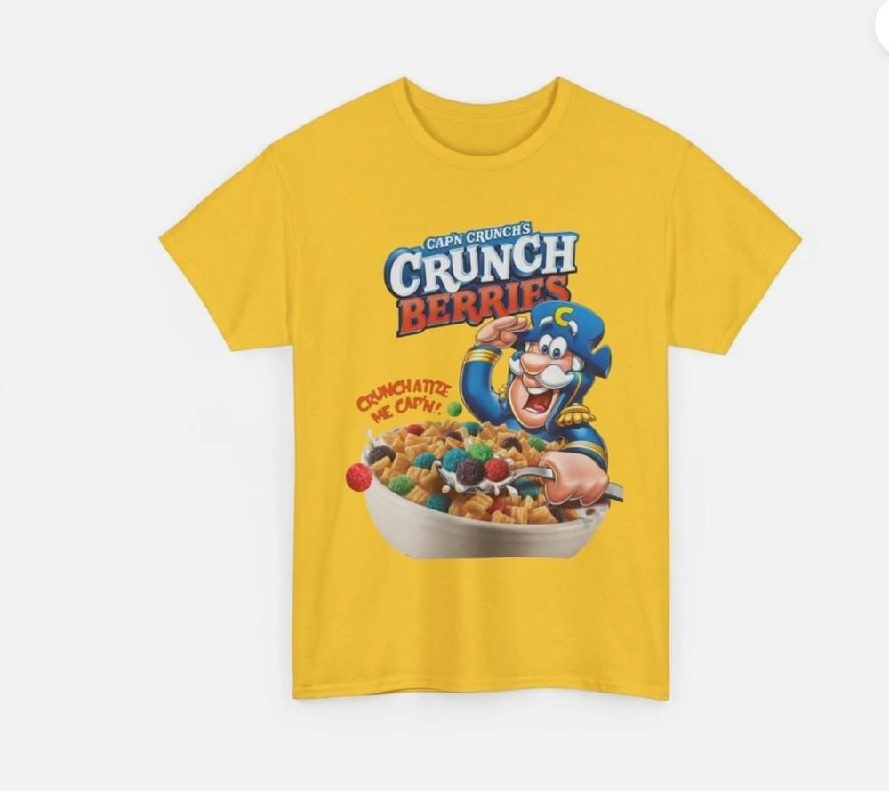 Captain Crunch Berry Cereal T-Shirt Graphic T-Shirt Gift for Cereal Lovers Unisex T-Shirt XXXXL
