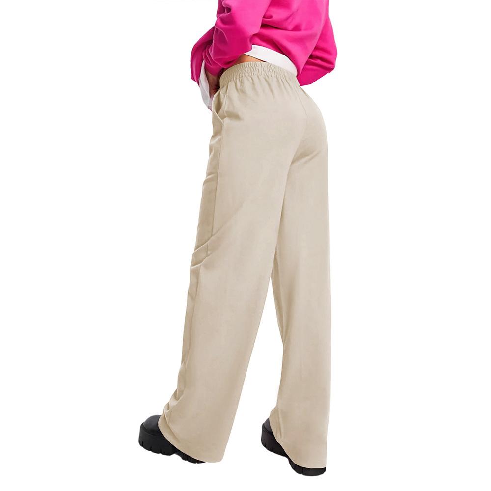 Loose Straight-Leg Pants for Women Spring/Autumn Casual Wide-Leg Sports Pants Comfortable Homewear