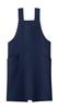 Bib M [Face Mix] H-shaped Apron, Navy,