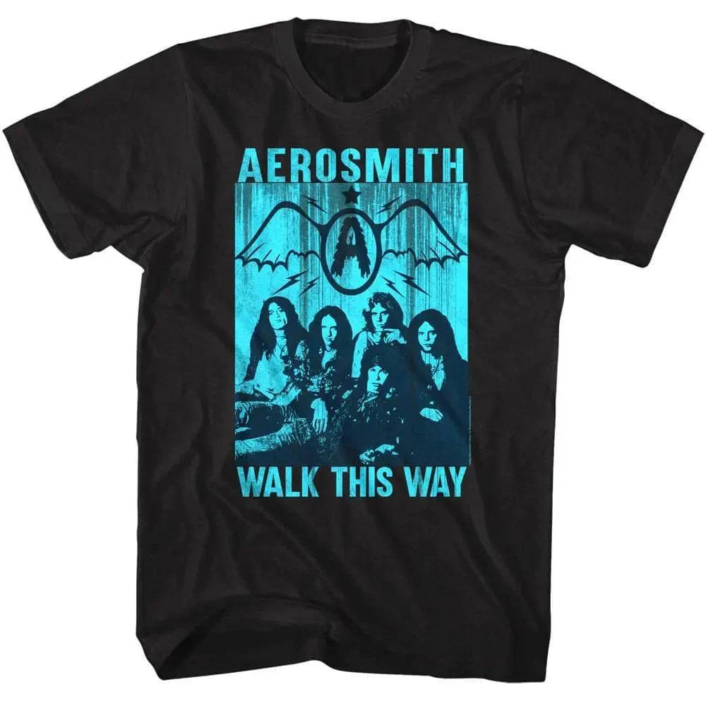 Aerosmith Walk This Way 1975 Men s T Shirt 2XL