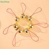 Good Luck Brass Bell Ornaments – Red String Hanging Bells for CNY, Garden & Window Decor