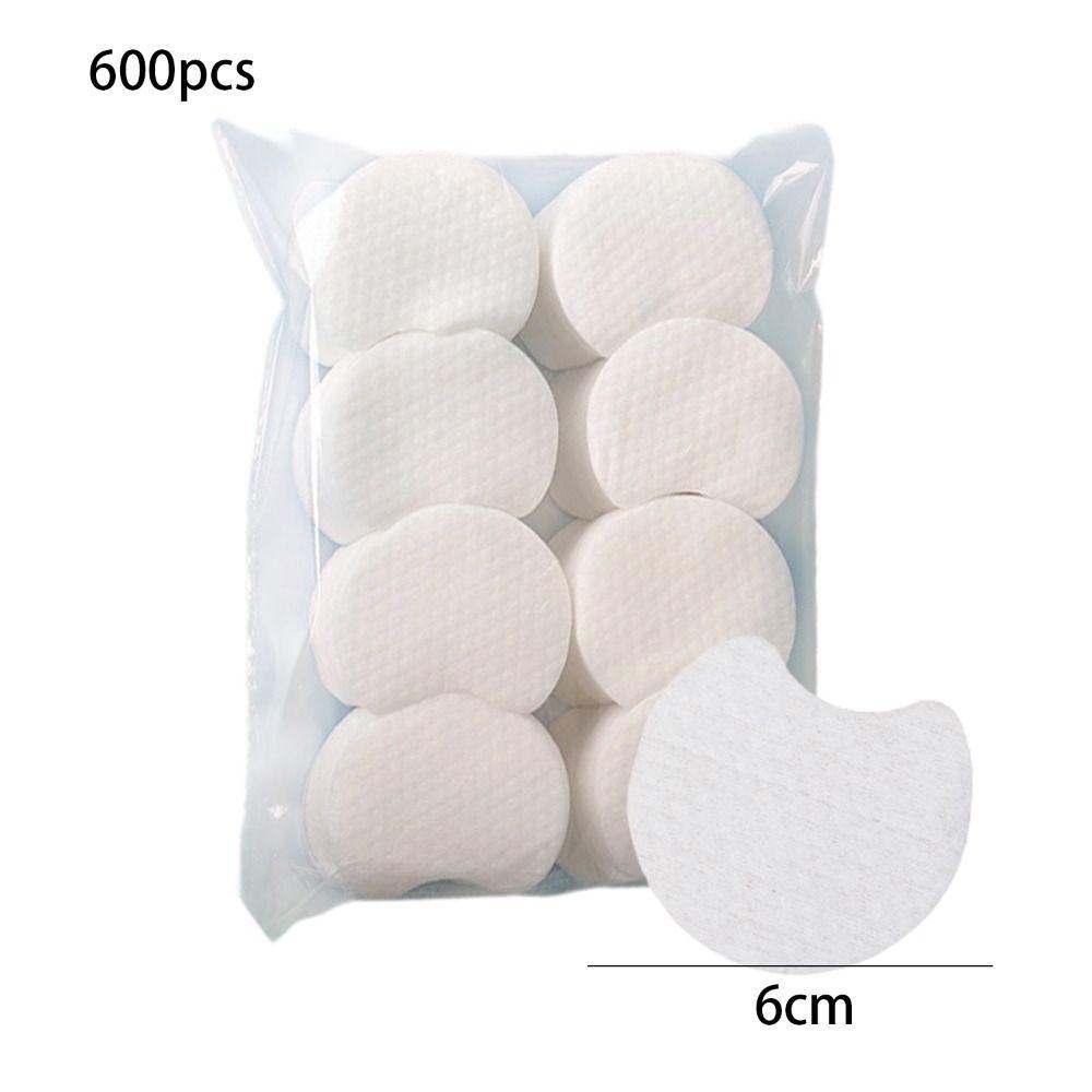 300/600/1200pcs Pearl Pattern Facial Cotton Wipes Notched Design Cleansing Cotton Pad  Travel Use