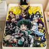 My Hero Academia Poster Pattern Flannel Blanket, High Quality Comfortable for All Seasons, Home Decor, Warmth and Comfort, Perfect for Gifts.