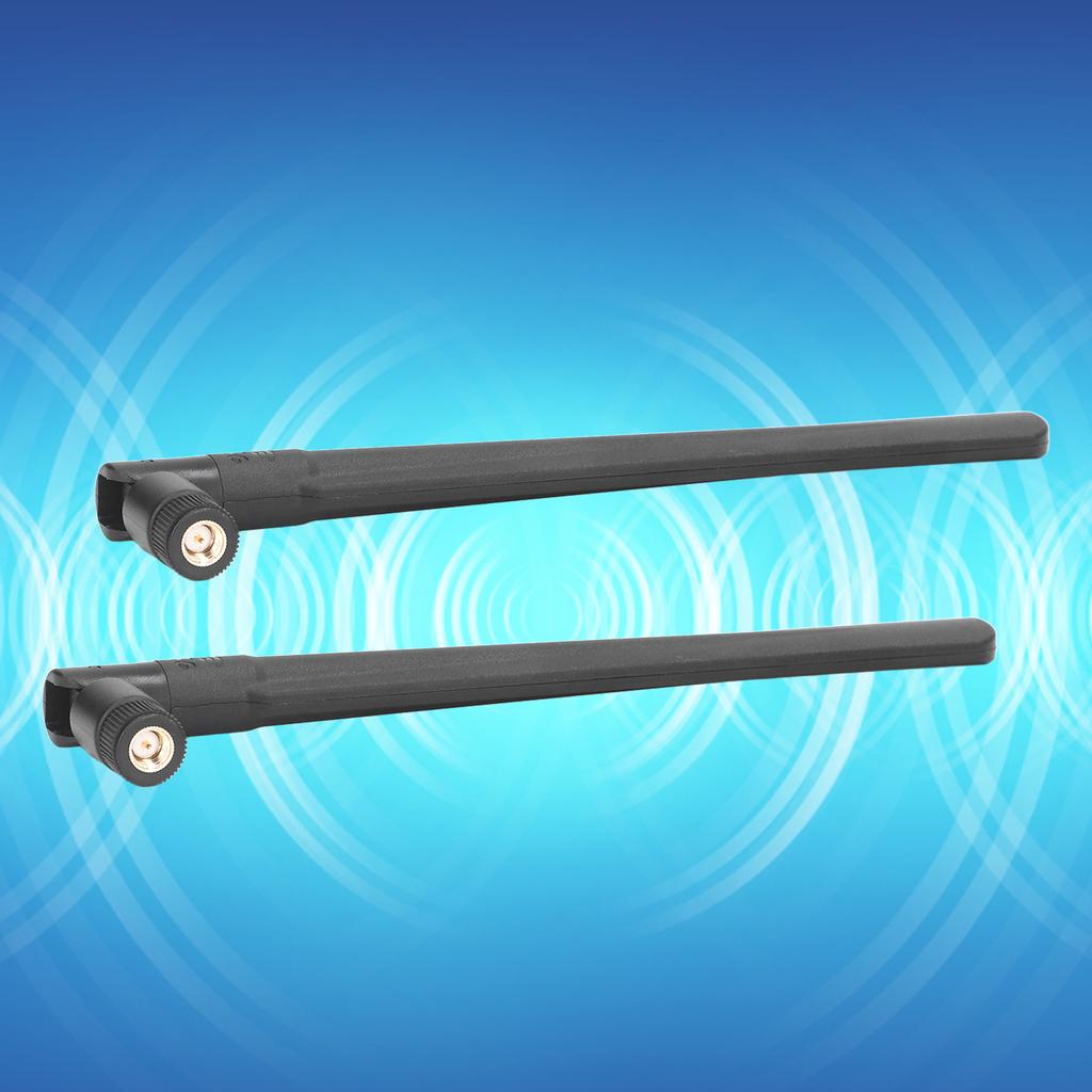 2Pcs Antenna 5G 18DBI High Gain Waterproof Omnidirectional SMA Male Head for Indoor Outdoor
