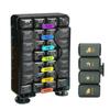 Seven Days a Week Early, Mid and Late To Remind 28 Large Capacity Pills Dispensed Mini Carry the Elderly Medicine Box