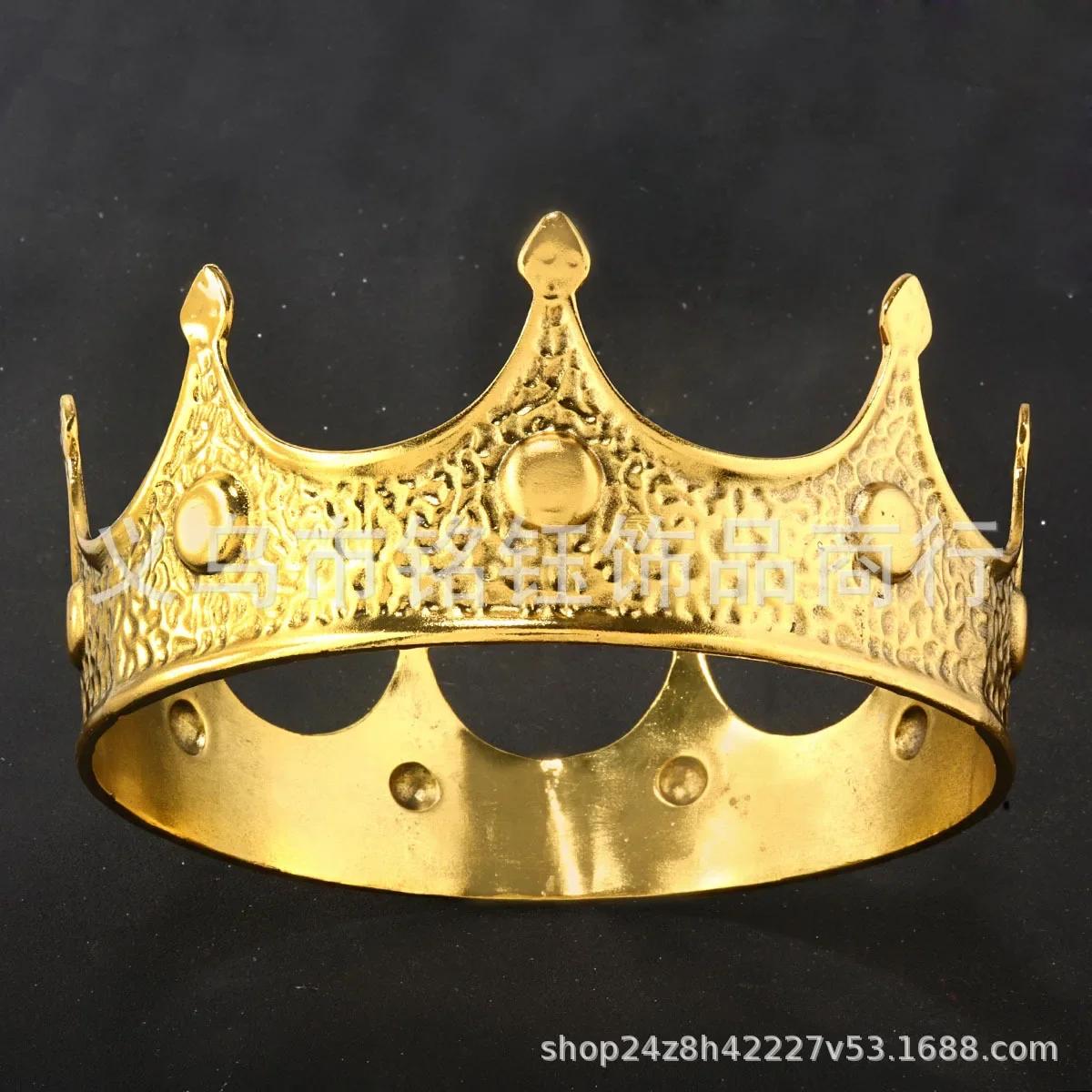 

Королевская коронационная корона: Тиара из гальванического металла для свадьбы и дня рождения короля, королевы, принца, принцессы