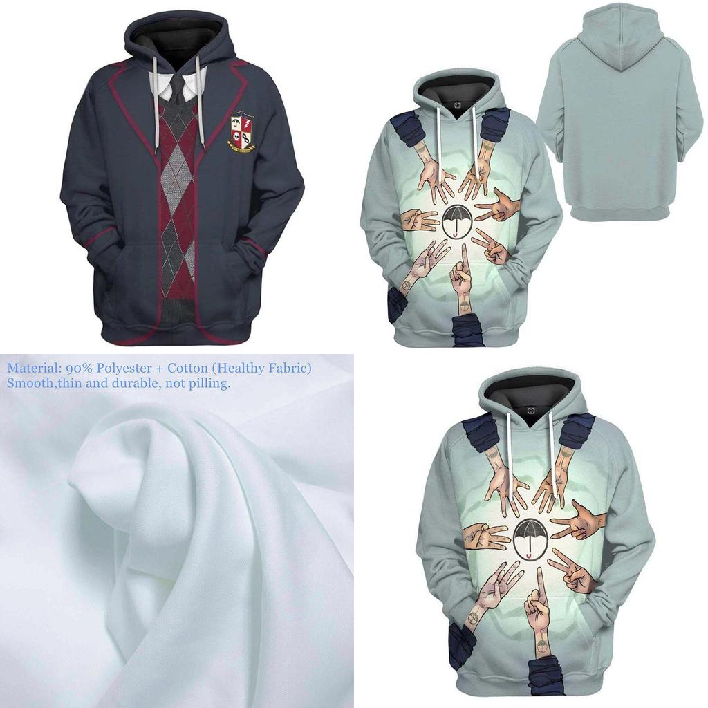 The Umbrella Academy Costume Hooded Jacket Soft And Comfortable Pullover Sweatshirt