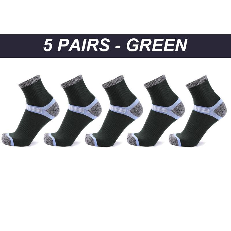 5 Pairs Hohe Qualität männer Socken Baumwolle Sport Schnell Trocknend Männer Herbst Winter Socken Strandard Thermische Männlichen Trekking EU38-45