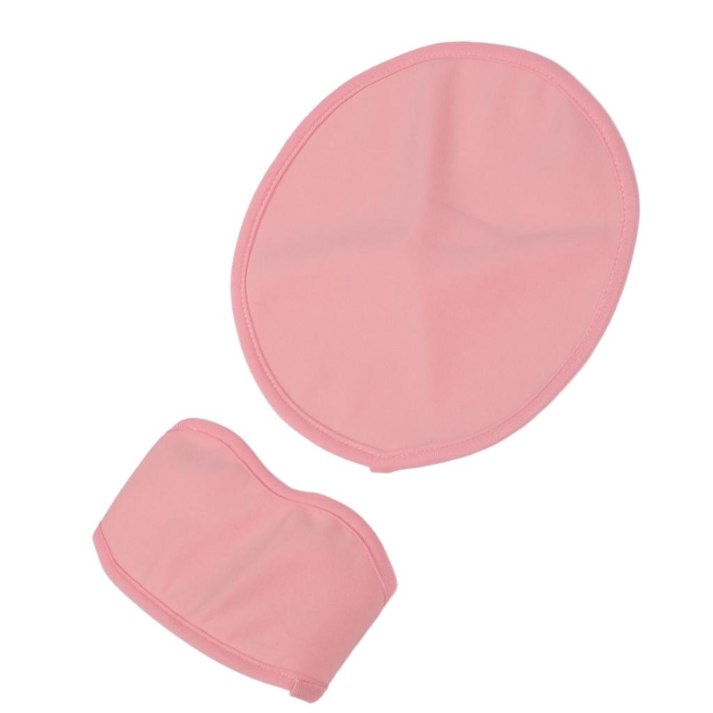 2pcs Neck Chest Castor Oil Pack Wrap Reusable Bust Castor Oil Compress Pad for Liver Detox Insomnia