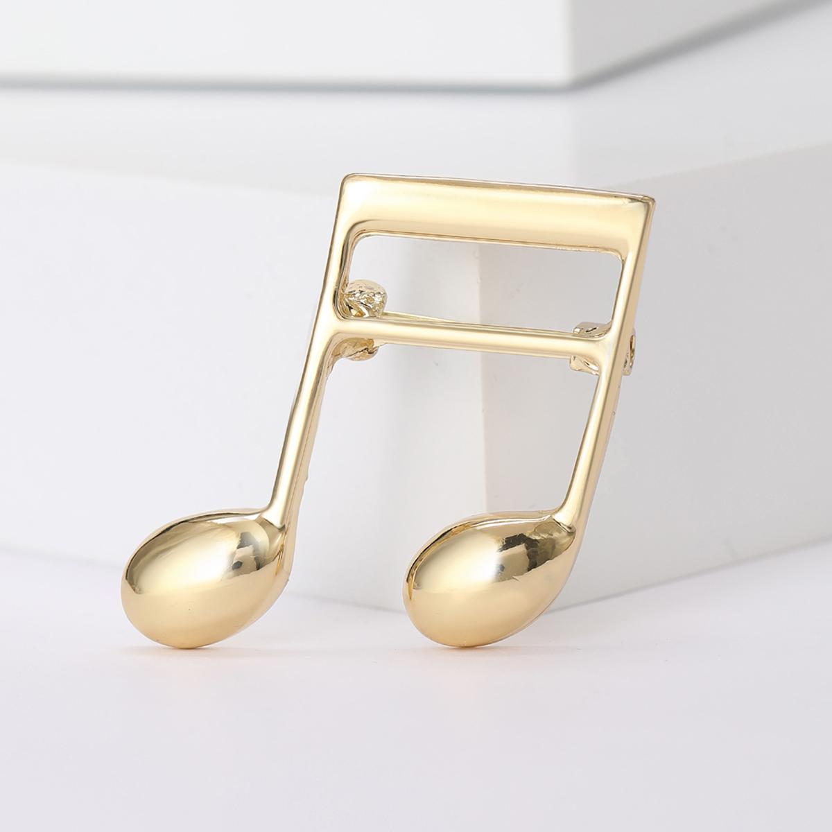 

Glossy Music Note Brooches for Women Unisex Enamel Music Notation Art Pins Event Funny Luxury Gifts New Year Friends Decoration
