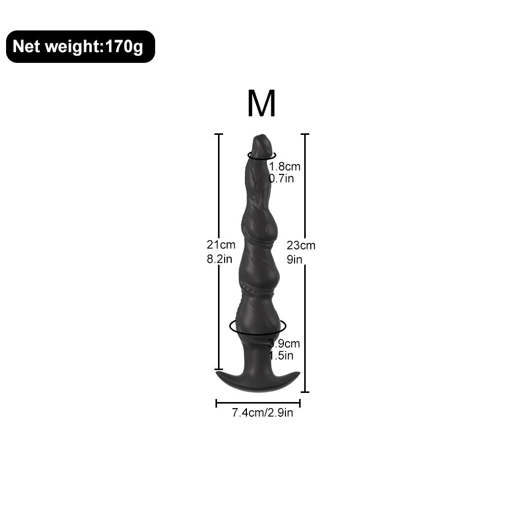 Silicone Anal Butt Plug Prostate Massage Huge Anal Dildo with Flared Base Premium Training Sets Adult Sex Toys for Women Men
