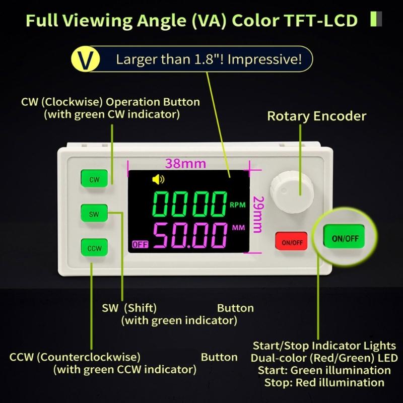 Industrial Grade Programmable Stepper Driver Module With Preset Mode And Power Loss Protections For Automation Systems