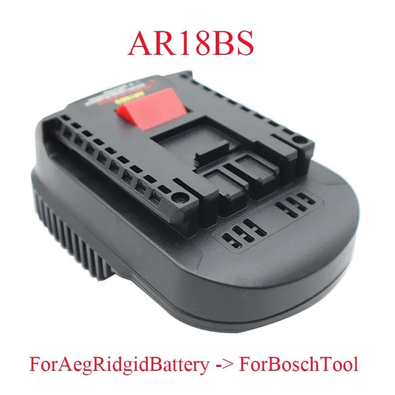 For Aeg For RidGid Lithium Battery Converter Tool Universal Adapter 18V 20V For Makita For Bosch For Milwaukee For M18 Converter