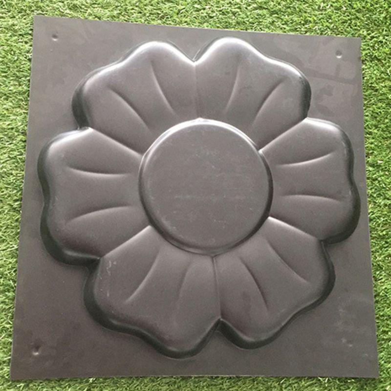 DIY Concrete Mold Step Stone Cement Paving Landscape Floor Tile Pavement Mould Garden