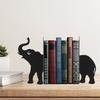 1 Pair Cute Cat-Shaped Bookends Decorative Wooden Book Stoppers for Shelves Desks Corner