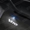 For Viano Vito Sprinter Emblem W906 W907 313 W639 Car Door Light Welcome Lamp Wireless Projector Auto Decoration HD LED