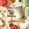 Classic Route 66 Retro Cushion Cover Plush Fabric Soft Double-Sided Printed Sofa Warm Winter Home Gift Pillow Cover