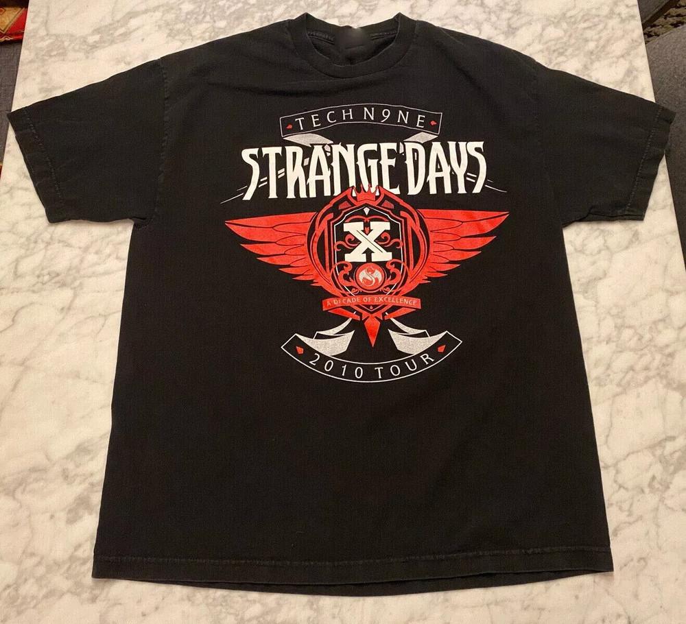 Tech N9ne Strange Music 2010 Tour  Full Size S-5XL Unisex T-Shirt S