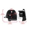 Harley Street Glide Front Fairing Leg Guard Speaker Housing 1997-2013