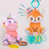 Interactive Baby Bed Hanging Decoration Toy Feature Squeaky Rattle Design For Sensory Play And Cognitive Growth
