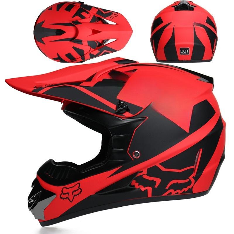 Four Seasons Motorcycle Off-road Helmet for Men and Women, Electric Bike Helmet, Mountain Bike Off-road Helmet, Racing Speed Descent Pedal