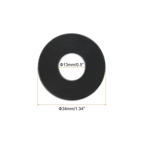 uxcell Guitar Toggle Switch Washer Plate with Rhythm Treble Ring for Black Electric Guitar, 2 Pieces