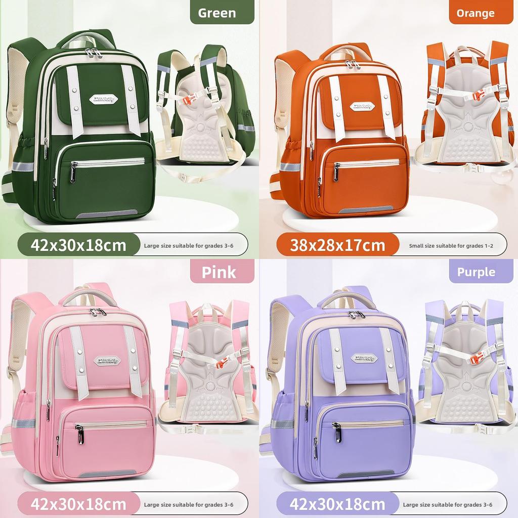 Sesame Baby Childrens Fashion Backpack With Spinal Protection For School And Commuting
